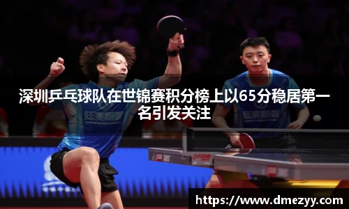 深圳乒乓球队在世锦赛积分榜上以65分稳居第一名引发关注